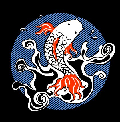 koi fish out of water